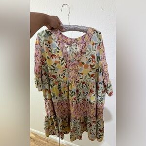 Short floral dress